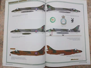 2 Air Enthusiast Magazines Featuring Rhodaf Hawker Hunters