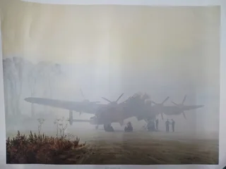 Wonderful Lancaster Bomber Print by Coulson