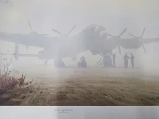 Wonderful Lancaster Bomber Print by Coulson