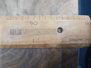 Vintage Helix International Large Wooden Square