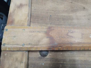 Vintage Helix International Large Wooden Square