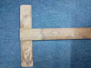 Vintage Helix International Large Wooden Square