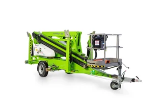 NiftyLift 210 Cherry Picker Trailer Mount Aerial Platform for sale.