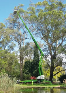 NiftyLift 210 Cherry Picker Trailer Mount Aerial Platform for sale.