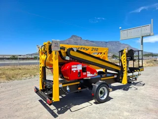 NiftyLift 210 Cherry Picker Trailer Mount Aerial Platform for sale.