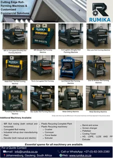 Roll Forming and Plastic Recycling Machinery