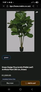 Artificial Fiddle Fig tree