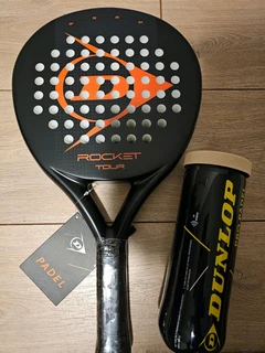 Dunlop padel bats and balls