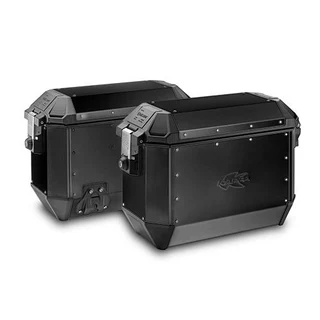 KAPPA KMISSION 36l Alu Side Panniers (Pair) - High-Quality, Waterproof, Made in Italy