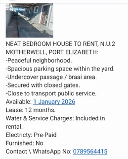 HOUSE FOR RENT