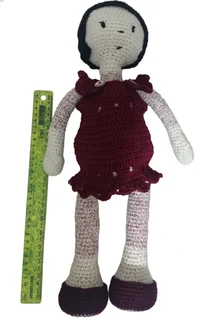 Handmade Crochet Doll about 40cm height- Black Friday Special