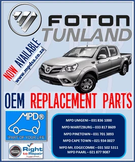 Foton Tunland Spares