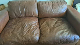 Genuine leather couches