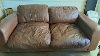Genuine leather couches