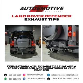 Land Rover Defender Exhaust Tips