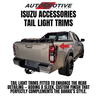 Isuzu Dmax Tail Light Trims