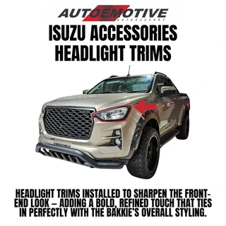Isuzu Dmax Headlight Trims
