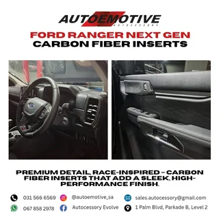 Ford Ranger Next Gen Carbon Fiber Inserts
