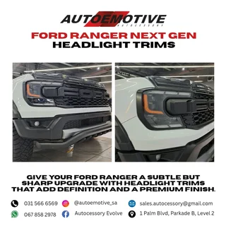 Ford Ranger Next Gen Headlight Trims