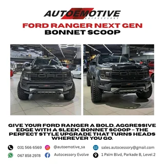 Ford Ranger Next Gen Bonnet Scoop