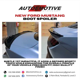 2025 Ford Mustang Boot Spoiler
