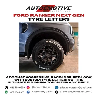 Tyre Lettering