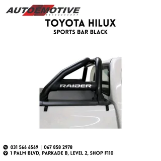 Toyota Hilux Roll Bar - Black
