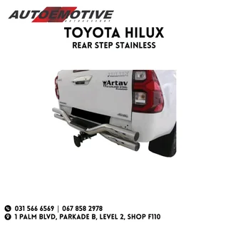 Toyota Hilux Rear Step - Stainless Steel