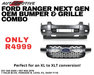 Ford Ranger Next Gen Bumper and Grille Combo