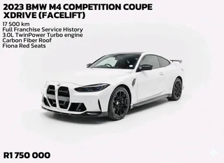 2023 BMW M4 Competition Coupe xDrive Facelift