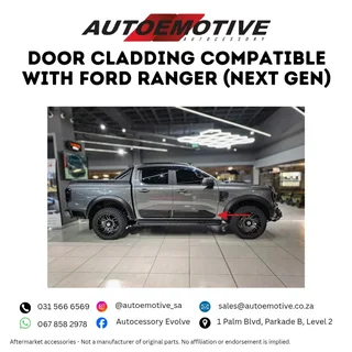Door Cladding compatible with Ford Ranger (Next Gen)