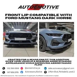 Front Lip compatible with Ford Mustang Dark Horse