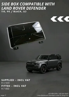Side Box compatible with Land Rover Defender - Fitted