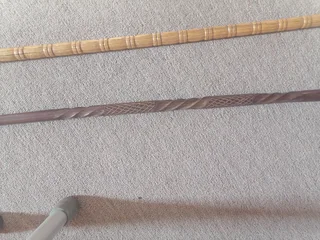 2 x Canes, 2 x Crutches, an ankle brace and cushion support