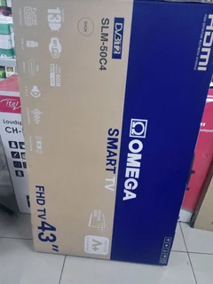43 smart tvs new stock omega framless tvs