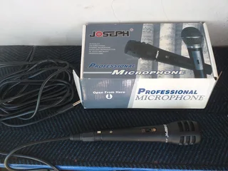 Joseph Professional Microphone, a hi-fidelity, uni-directional dynamic microphone designed