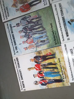 collection of books from &#34;The Uniforms of the British Yeomanry Force 1794-1914&#34; series
