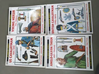  four books from the Osprey Military "Elite Series," focusing on historical military units