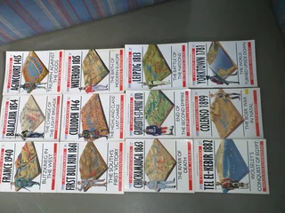 collection of books from the "Campaign Series," a historical book series