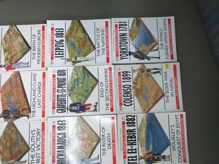 collection of books from the &#34;Campaign Series,&#34; a historical book series