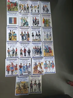 collection of books from the "Men-at-Arms" series by Osprey Publishing