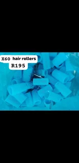 X60 Blue hair rollers with pins R195