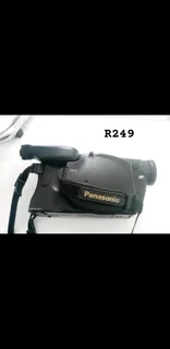 Panasonic Vhs-c Movie Camera Nv-a1some Parts Missing As Seen Like The Battery And Cove4