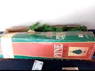 Small Christmas treeSecondhand (no foot stand can place it in a pot) R129