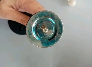 Silver plated bud vase Needs a clean R79