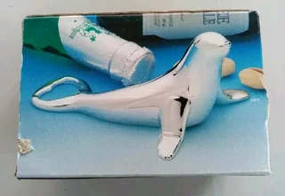 Vintage Silver Plated Dolphin Bottle Opener R129