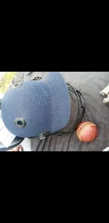 Cricket helmet with ballSize Large Secondhand R195