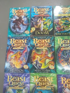 collection of books from the &#34;Beast Quest&#34; series by Adam BladeIts
