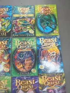 collection of books from the &#34;Beast Quest&#34; series by Adam BladeIts