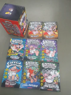 Captain Underpants books Its not the complete set there should be 12 books here is 8 books